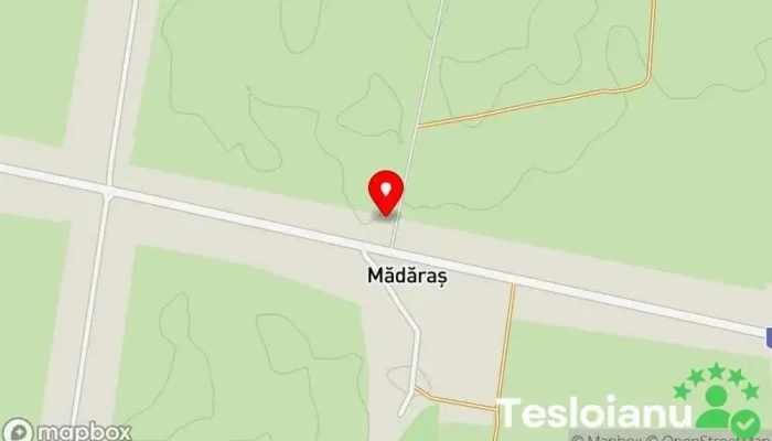 hartă a Mădăras  în Mădăras