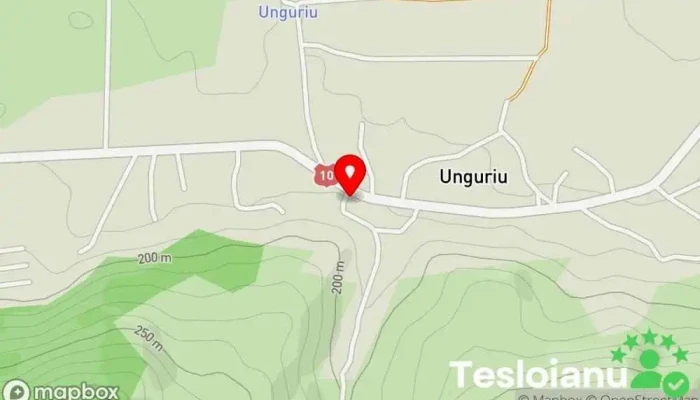hartă a Magazinul Satesc Unguriu Magazin de articole casnice în Unguriu