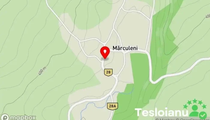 hartă a Mărculeni  în Mărculeni