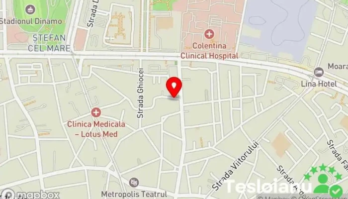 hartă a Mattman Music Studio de înregistrări în București