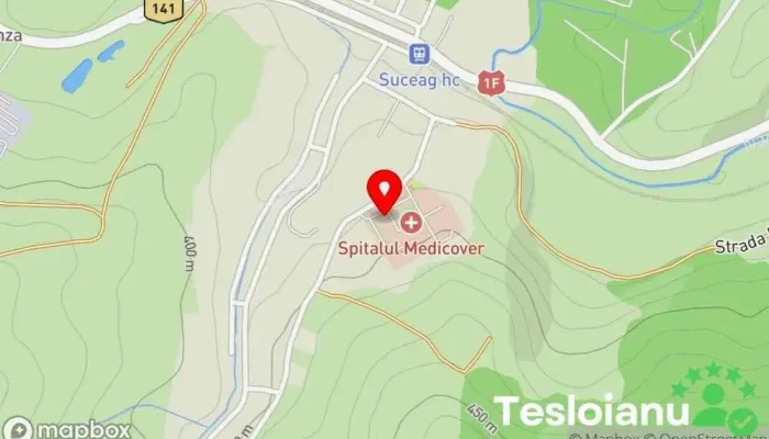 hartă a Medicover Hospital Spital în Suceagu