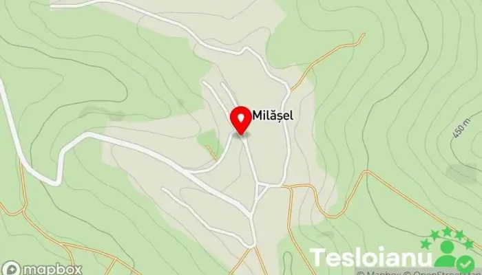 hartă a Milăşel  în Milăşel