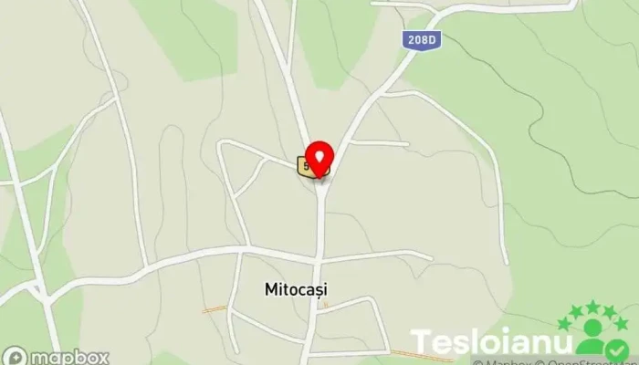 hartă a Mitocași  în Mitocași