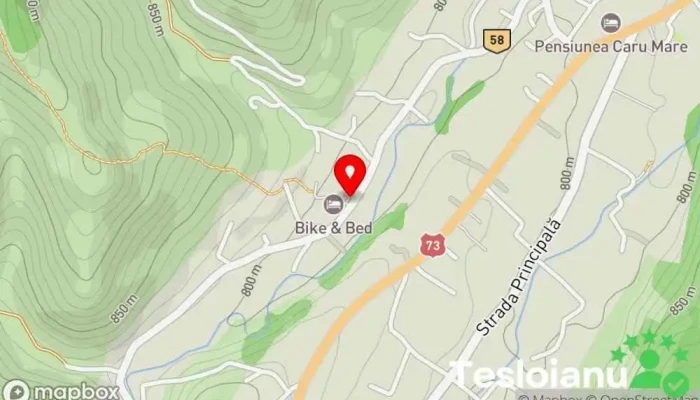 hartă a Moieciu de Jos  în Moieciu de Jos