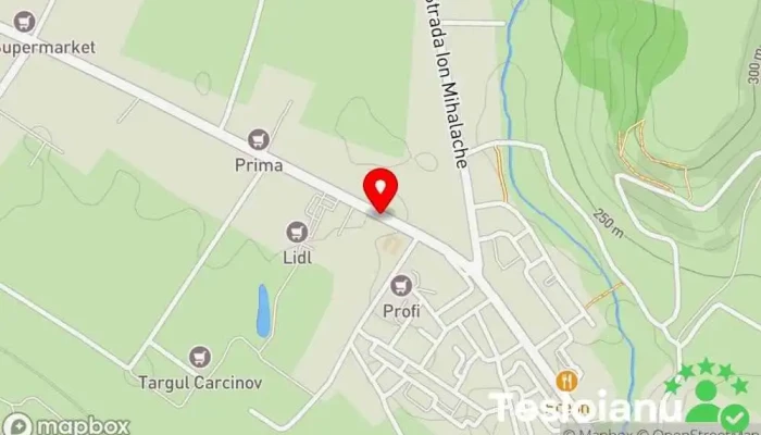 hartă a MUNCITOAREA S.C.M.  în Topoloveni