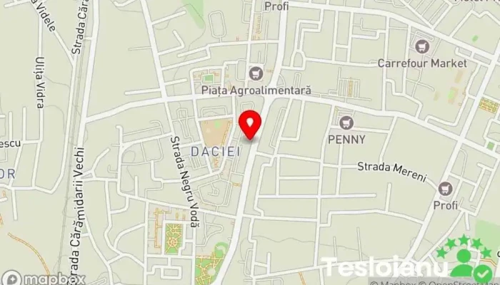 hartă a Municipiu Giurgiu  în 