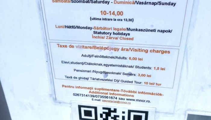 Muzeul National Al Carpatilor Rasariteni Reduceri - Sfântu Gheorghe