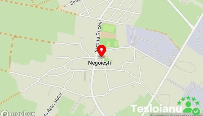 hartă a Negoiești  în Negoiești