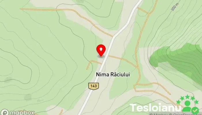 hartă a Nima Râciului  în Nima Râciului