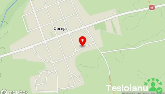 hartă a Obreja  în Obreja