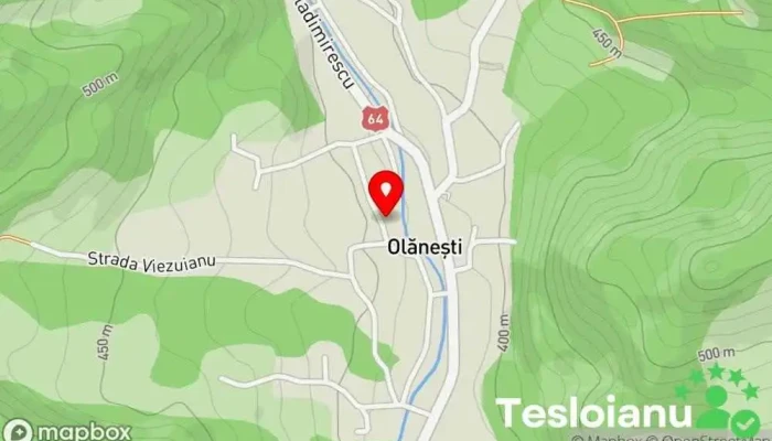 hartă a Olănești  în Olănești