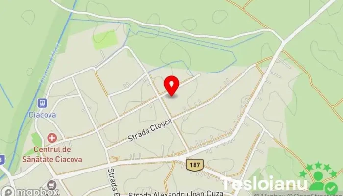 hartă a Oraş Ciacova  în 