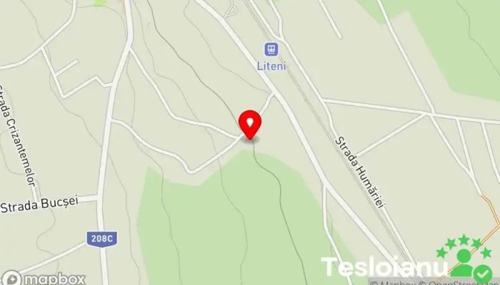 hartă a Oraş Liteni  în 