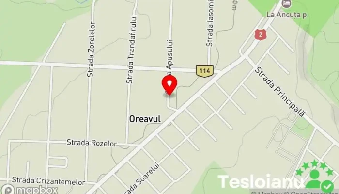 hartă a Oreavul  în Oreavul