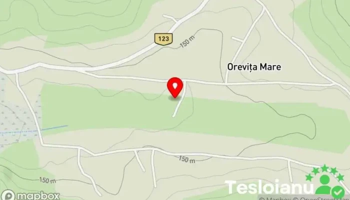 hartă a Oreviţa Mare  în Oreviţa Mare