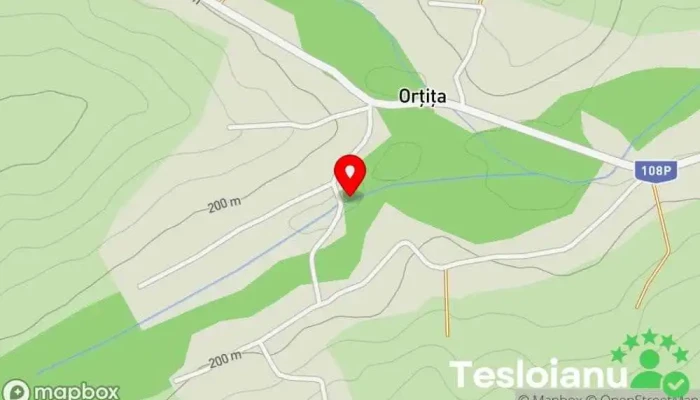 hartă a Orţiţa  în Orţiţa
