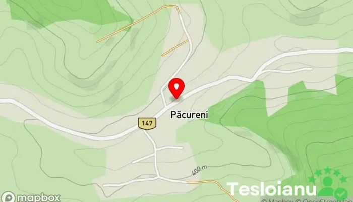 hartă a Păcureni  în Păcureni