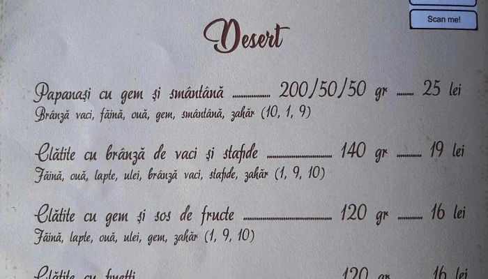 Pastravaria Bistra Muresului -  Meniu - Bistra Mureşului