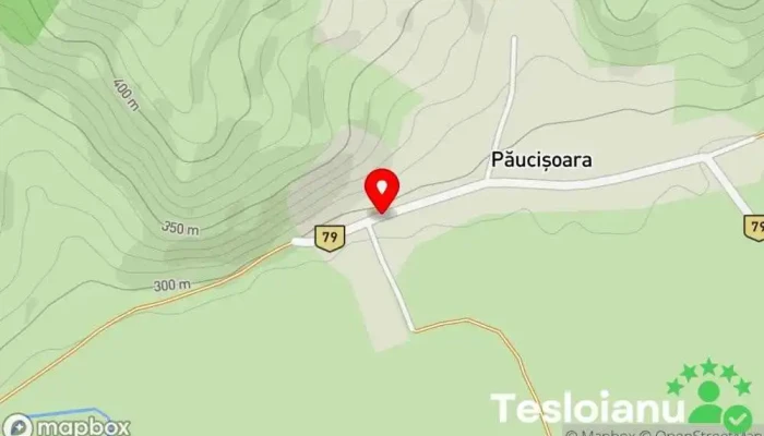 hartă a Păucişoara  în Păucişoara