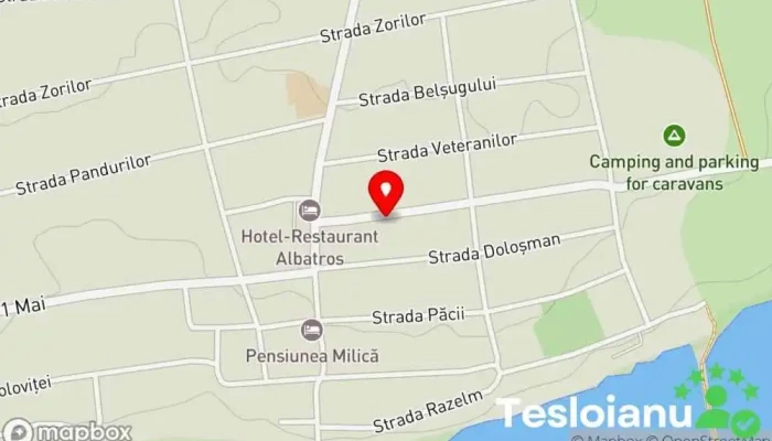 hartă a Pensiune Restaurant Lotca Restaurant în Jurilovca
