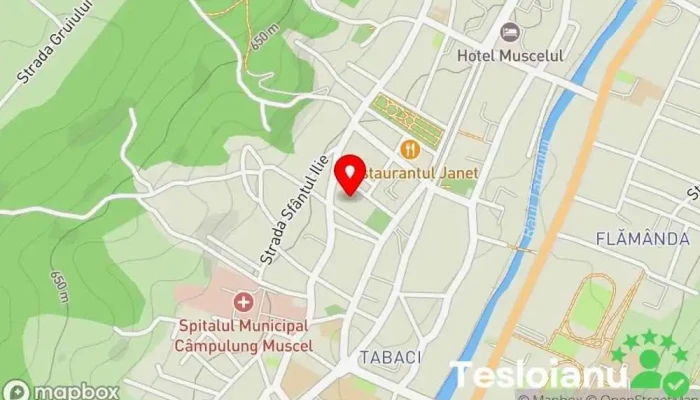 hartă a Piaţa Centrală Piață în Câmpulung
