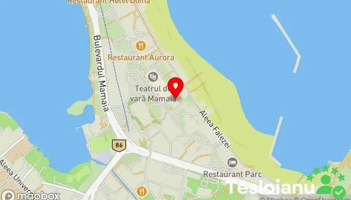 hartă a Piateta Perla Atracție turistică în Constanța
