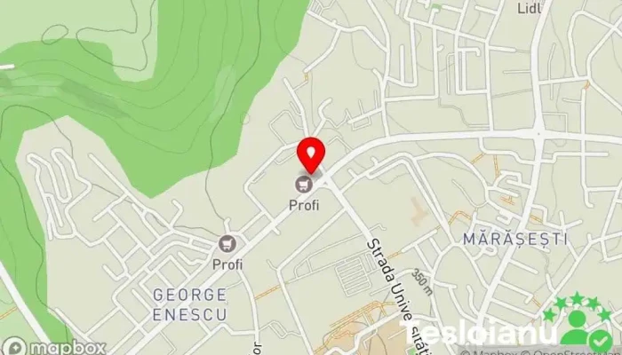 hartă a Piese Auto Magazin de piese auto în Suceava
