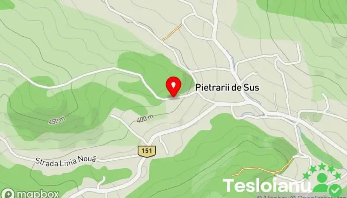 hartă a Pietrarii de Sus  în Pietrarii de Sus