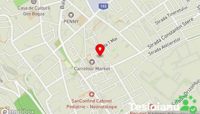 hartă a PLATUS S.R.L-Atelier prelucrari mecanice Sediul social în Câmpina