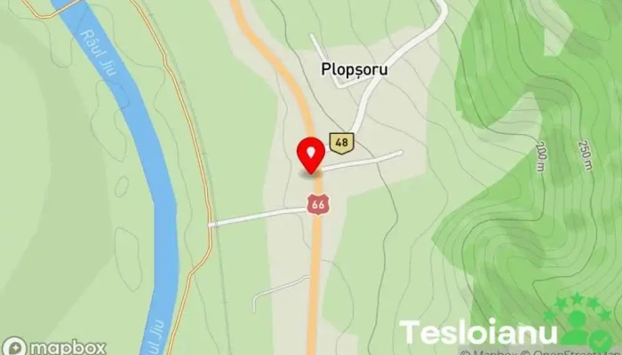 hartă a Plopșoru  în Plopșoru