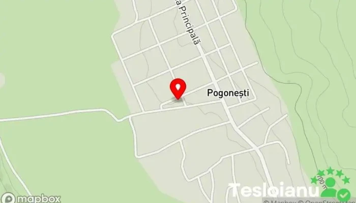 hartă a Pogonești  în Pogonești