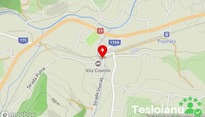 hartă a Pojorâta  în Pojorâta