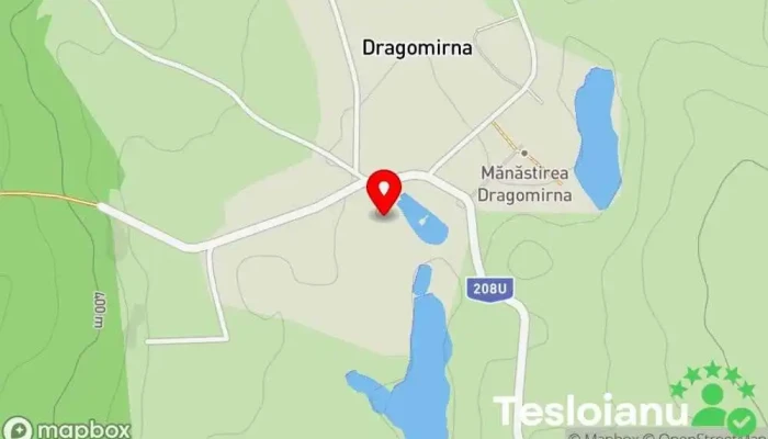 hartă a Popasul Dragomirna Restaurant în Dragomirna