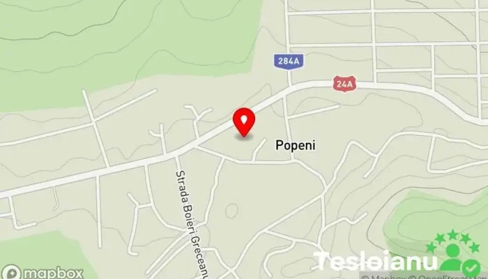 hartă a Popeni  în Popeni
