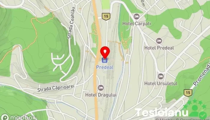 hartă a Predeal Gară în Predeal