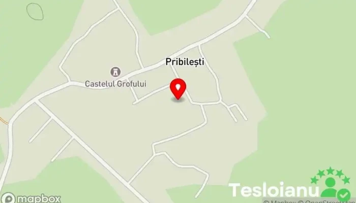 hartă a Pribilești  în Pribilești