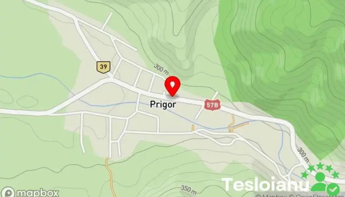 hartă a Prigor  în Prigor