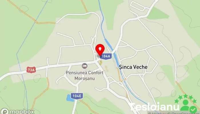 hartă a Primăria Comunei Șinca Primărie în Șinca Veche