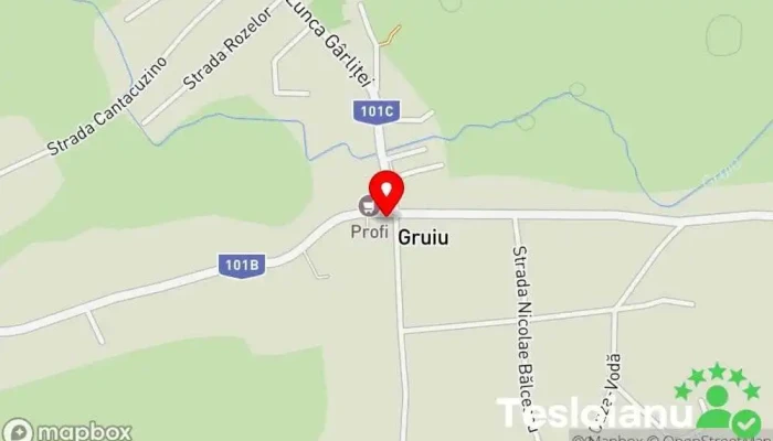 hartă a Primăria Gruiu Primărie în Gruiu