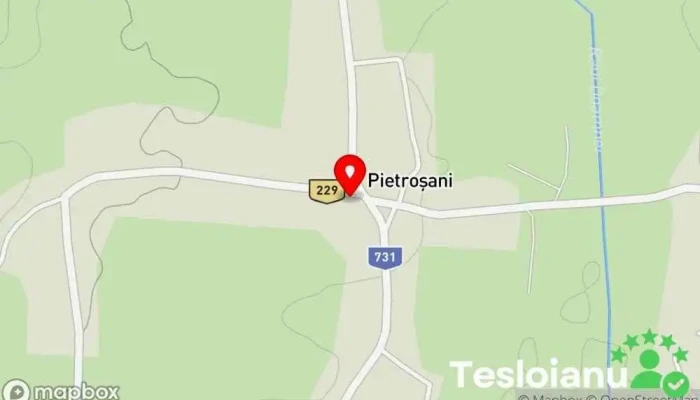 hartă a Primăria Pietroşani Primărie în Pietroșani