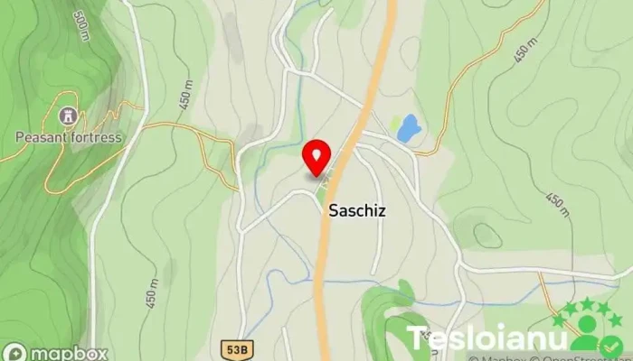 hartă a Primăria Saschiz Primărie în Saschiz