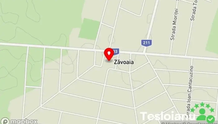 hartă a Primăria Zăvoaia Primărie în Zăvoaia