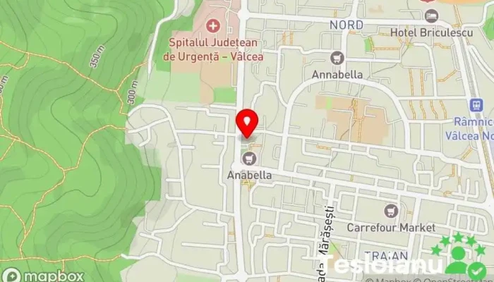 hartă a Profesional New Consult - cursuri de calificare Râmnicu Vâlcea Centru educațional în Râmnicu Vâlcea