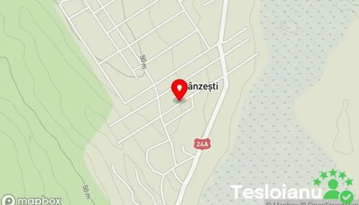 hartă a Rânzești  în Rânzești