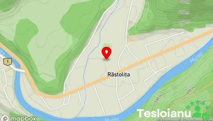 hartă a Răstolița  în Răstolița