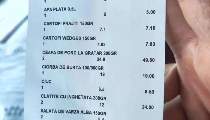 Restaurant Carpati La Ultimu Leu Meniu - Sighișoara