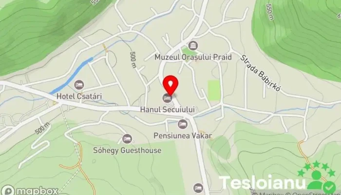 hartă a Roata Panoramică Praid Bed & Breakfast în Praid