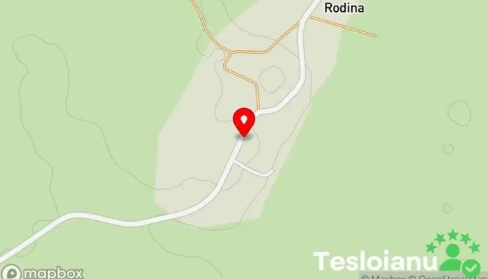 hartă a Rodina  în Rodina