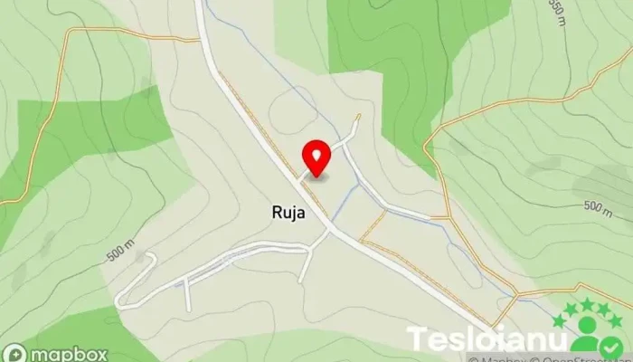 hartă a Ruja  în Ruja