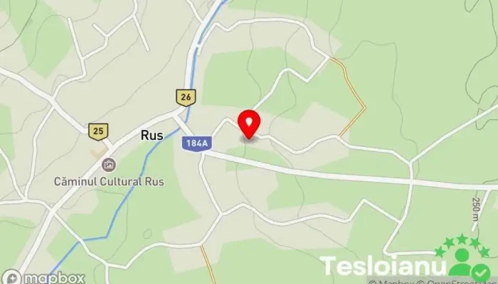 hartă a Rus  în Rus